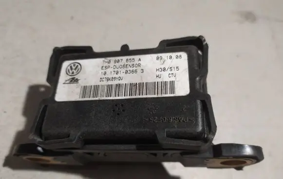 Volkswagen Touran I ESP acceleration yaw rate sensor 7H0907655A 10170103663