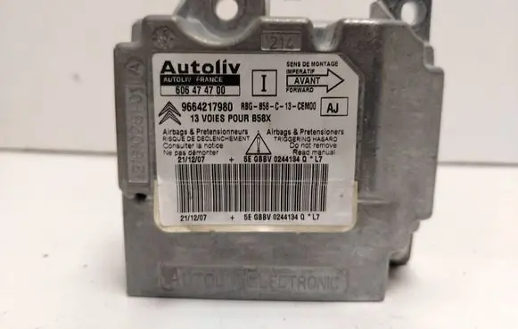 Citroen C4 I Picasso Airbag control unit/module 606474700 9664217980