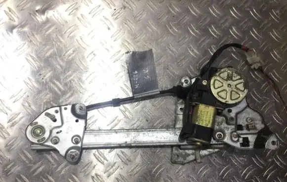 Sliding door window regulator with motor