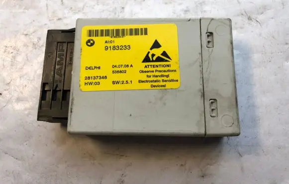 BMW 5 E60 E61 Center console control module 9183233 28137346
