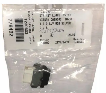 Nissan Qashqai Other switches/knobs/shifts 25210JD00A