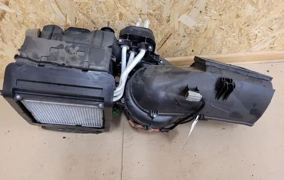 Interior heater climate box assembly
