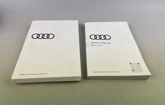 Audi Q4 e-tron Owners service history hand book 