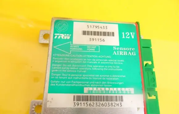 Fiat Punto (188) Airbag control unit/module 51795433 391156