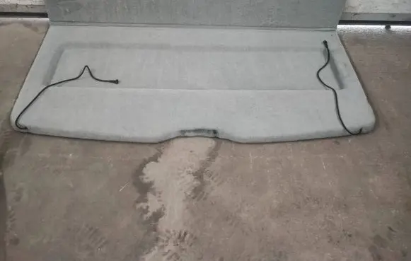 Parcel shelf load cover