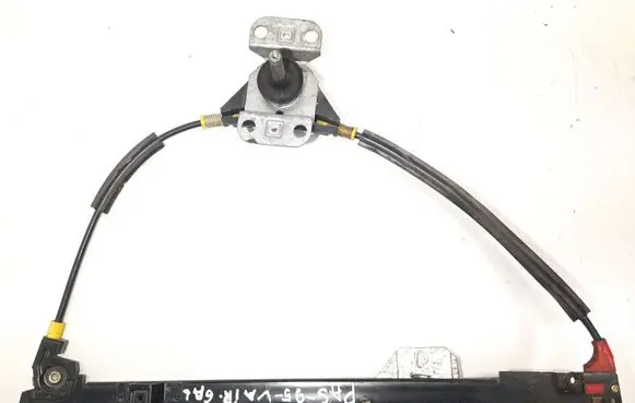 Rear window lifting mechanism without motor