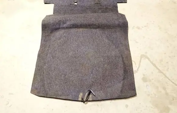 Skoda Octavia Mk2 (1Z) Trunk/boot mat liner 
