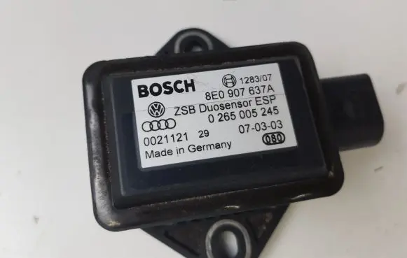 Audi A6 S6 C5 4B ESP acceleration yaw rate sensor 8E0907637A