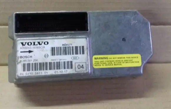 Volvo S60 Airbag control unit/module 0285001254 8645271