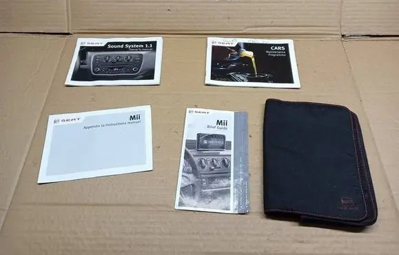 Seat Mii Owners service history hand book 