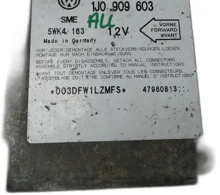 Volkswagen Golf IV Airbag control unit/module 1J0909603