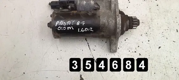 Volkswagen PASSAT B7 Starter motor 1600tdi
