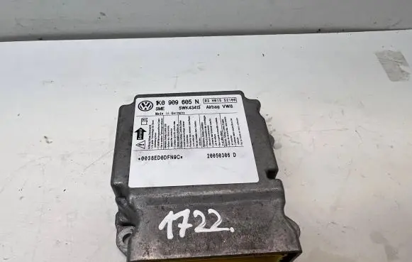 Volkswagen Golf Plus Airbag control unit/module 1K0909605N 5WK43413