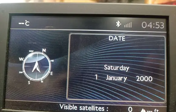 Peugeot 3008 I Screen/display/small screen 98045606ZD 09297E A2C86192500