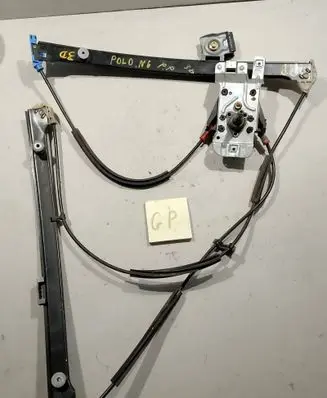 Volkswagen Polo III 6N 6N2 6NF Front door window regulator with motor 6Q4837402F