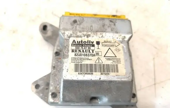 Renault Laguna II Airbag control unit/module 8200108370A 550758700