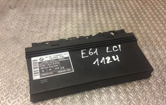 BMW 5 E60 E61 Central body control module 9168835