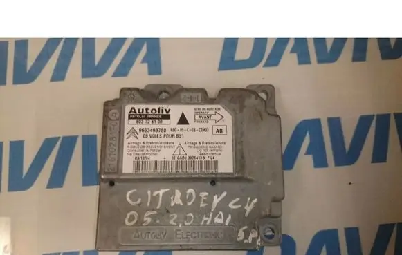Citroen C4 I Airbag control unit/module 603726100 9653493780