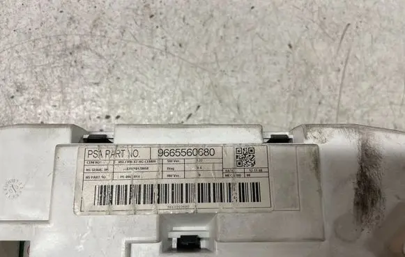 Citroen C5 Speedometer (instrument cluster) 9665560680 31431710178058
