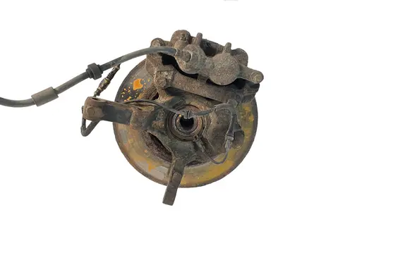 Front wheel hub spindle knuckle