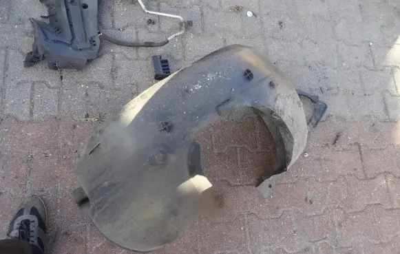 Peugeot 207 Front wheel arch liner splash guards 9672508780