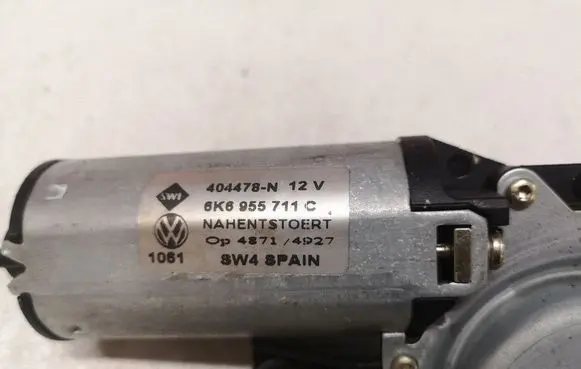 Seat Ibiza III (6L) Rear window wiper motor 6K6955711C 404478N 8W4