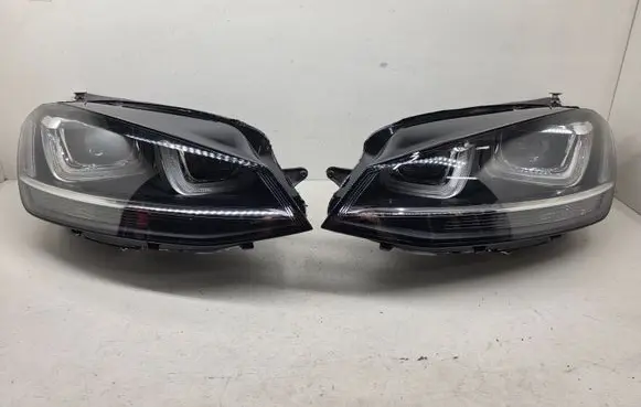 Volkswagen Golf VII Headlights/headlamps set 5G1941752 8K0941597E 4G0907697G