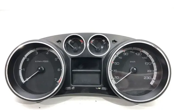 Peugeot 308 Speedometer (instrument cluster) 9665107380