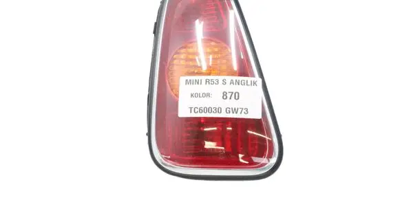 Mini One - Cooper R50 - 53 Rear/tail lights 6911897