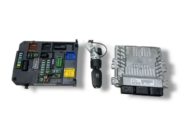 Peugeot 508 Engine ECU kit and lock set 9665547580 9678628780 BSIQ0400