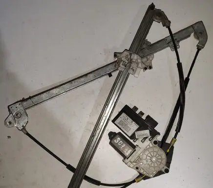 Peugeot 807 Front door window regulator with motor 1488737080 101386102
