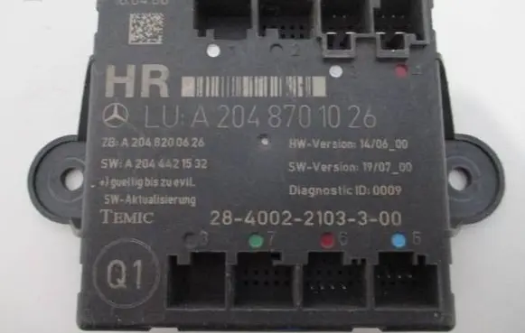 Mercedes-Benz C W204 Door control unit/module A2044421532 A2048200626 A2048701026