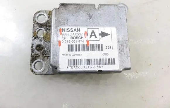 Nissan Micra Airbag control unit/module 98820AX502 0285001474