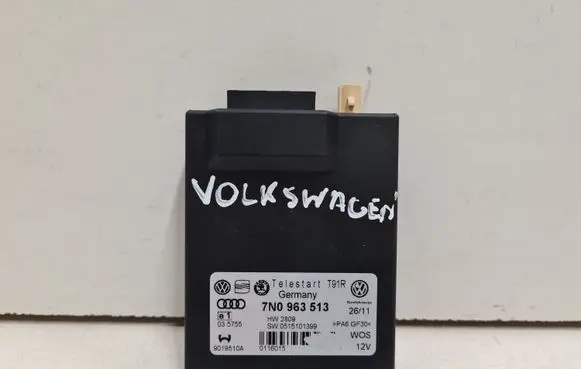 Volkswagen Caddy Auxiliary heating control unit/module 7N0963513 9019510A 0515101399
