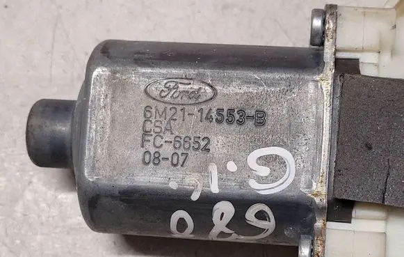 Ford Mondeo MK IV Rear door window regulator motor 0130822286 6M2114553B