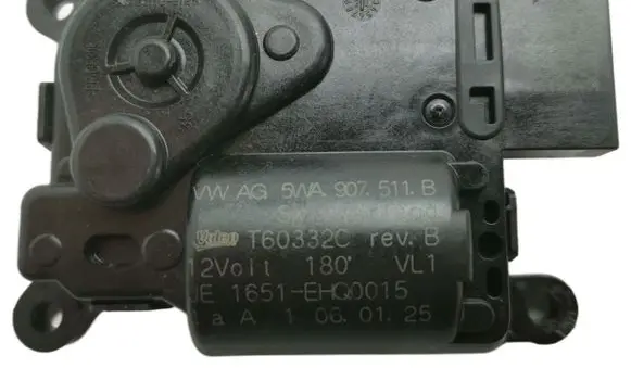 A/C air flow flap actuator/motor