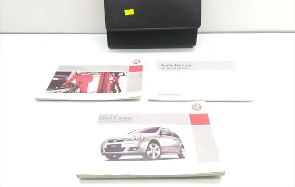 Opel Combo C Owners service history hand book 