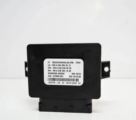 Mercedes-Benz CLA C117 X117 W117 Rear brake EMF control unit/module A2469004512
