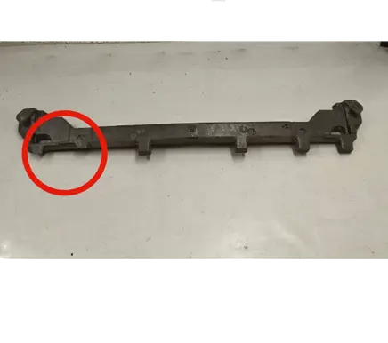 Audi Q2 - Front bumper foam support bar 81a807550