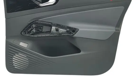 Front door card panel trim