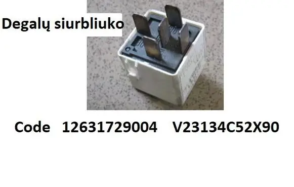 BMW 3 E46 Fuel pump relay 12631729004 V23134C52X90