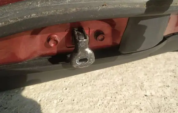 Mazda CX-7 Rear door check strap stopper