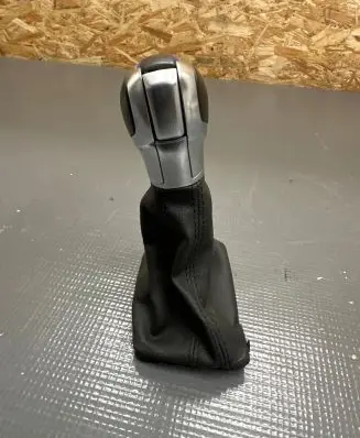 Gear lever shifter trim leather/knob