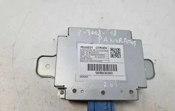Peugeot 3008 II Sunroof control unit/module 9818608380