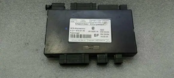 Mercedes-Benz CLS AMG C219 Seat control module A2118700726