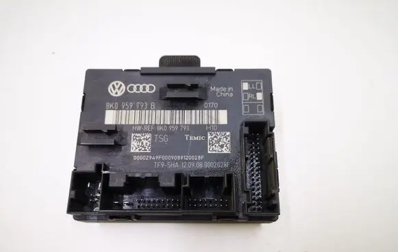 Audi A4 S4 B8 8K Door control unit/module 8K0959793B H100170
