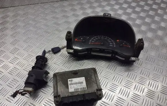 Fiat Panda II Engine ECU kit and lock set 