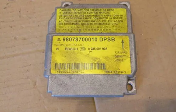 Mitsubishi Colt Airbag control unit/module 98078700010 0285001936