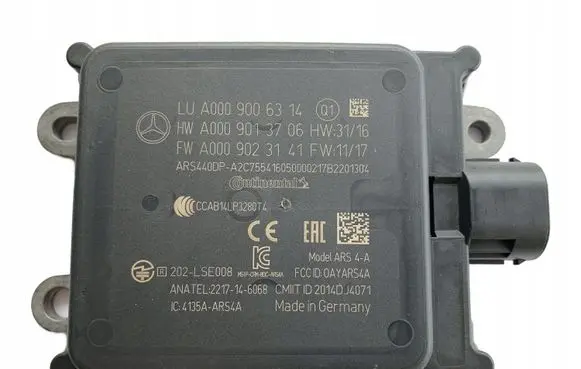 Mercedes-Benz A W177 Distronic sensor radar A0009006314 A0009007923