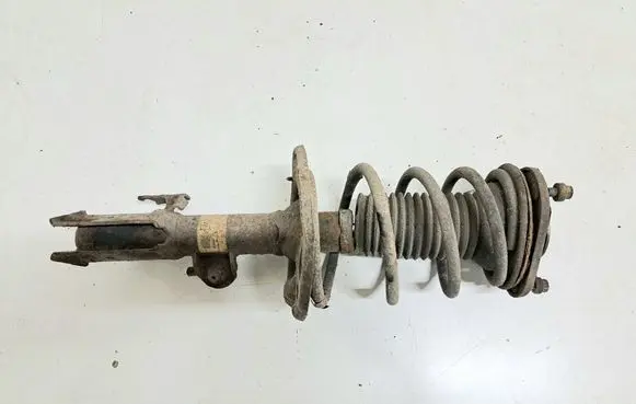 Front shock absorber with coil spring